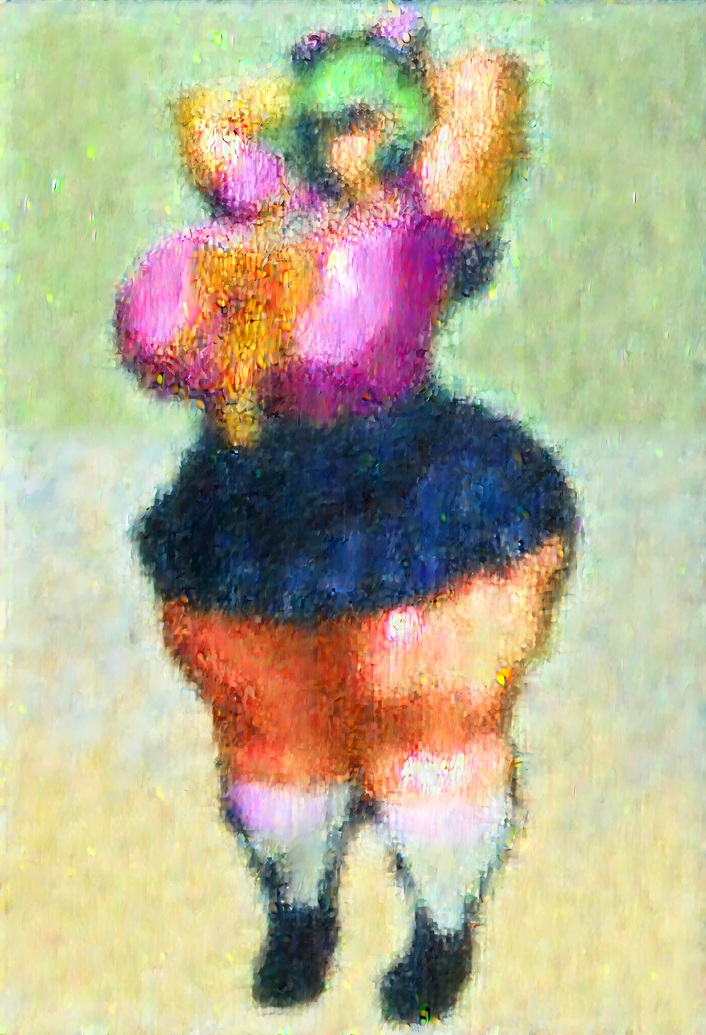 Fraction_9,Fraction_8_direction_7_direction_6_direction_5_direction_4_up,Green short hair,Green Eyes,Tie a bow at the back of your head,Purple and sailor collar,Striped sailor suit,Blue pleated skirt,White socks,leather shoes,Bean eyebrows,Wide hips,Thick thighs,Huge breasts,Huge ass,There is a bow at the back of the hair,Hair between the eyes,Sexy,Cute girl,Green Hair,Everlasting,Positive appearance,Break,Long barrel socks,fat,Japanese Anime