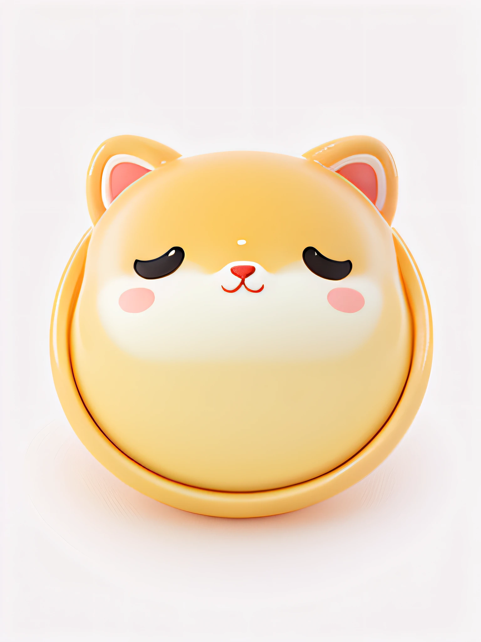 Cute animal stickers,flat,Close-up cleavage,front,Cute stickers