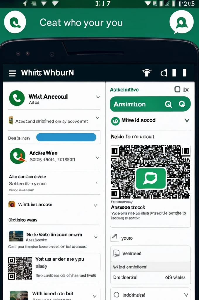 Create an image that looks like a WhatsApp notification that says your account has been blocked
