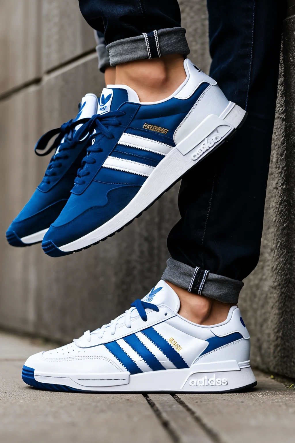 ((Best Quality)), ((Masterpiece)), redesigned adidas logo, futurist