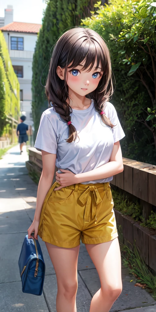 Girl looking at a boy