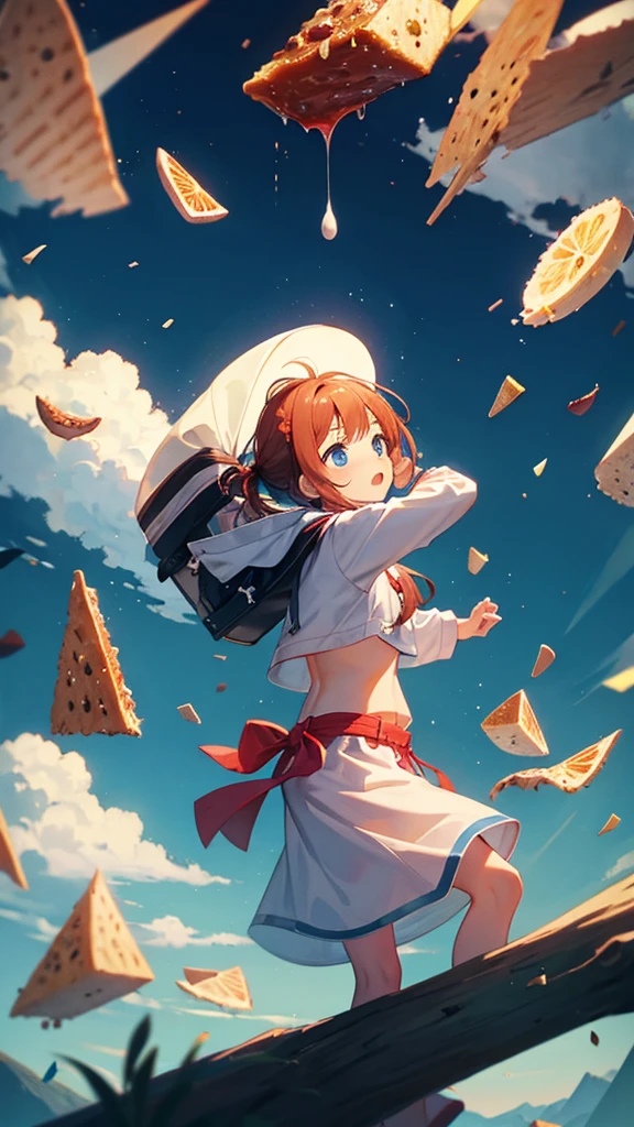Food is falling from the sky