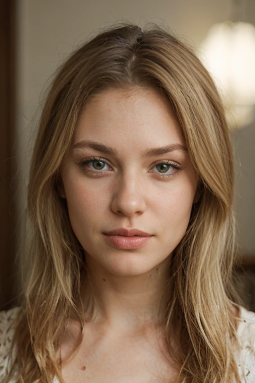 Portrait of a blonde woman