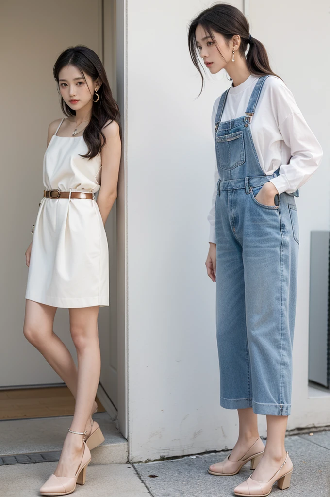 Simple style:Avoid overly complicated styles and too many layers,Simple style can make the overall look more refreshing,Not bulky。 Shoe selection:Choose nude shoes or shoes that are similar in color to your outfit,Can visually lengthen the leg lines。High heels are also a great way for petite people to show off their fashion sense。 Accessories:Appropriate accessories can enhance the overall sense of fashion,Like a thin belt、Small earrings, etc.,But avoid overly exaggerated accessories。