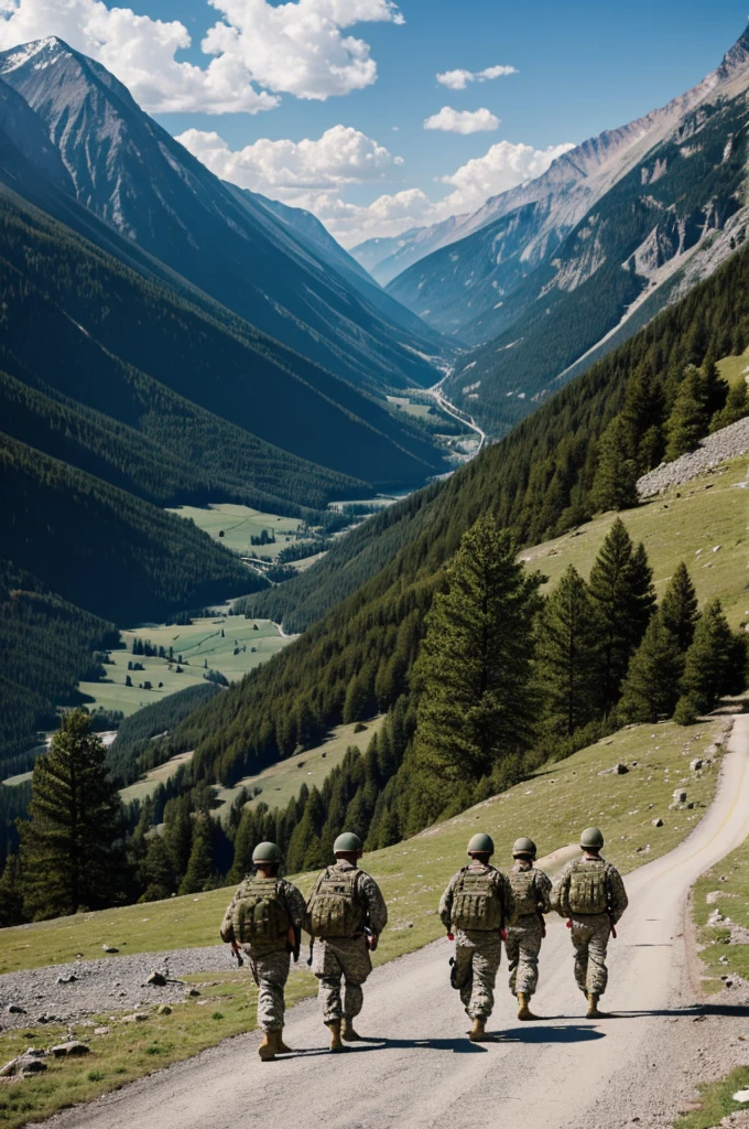 Military in the mountains