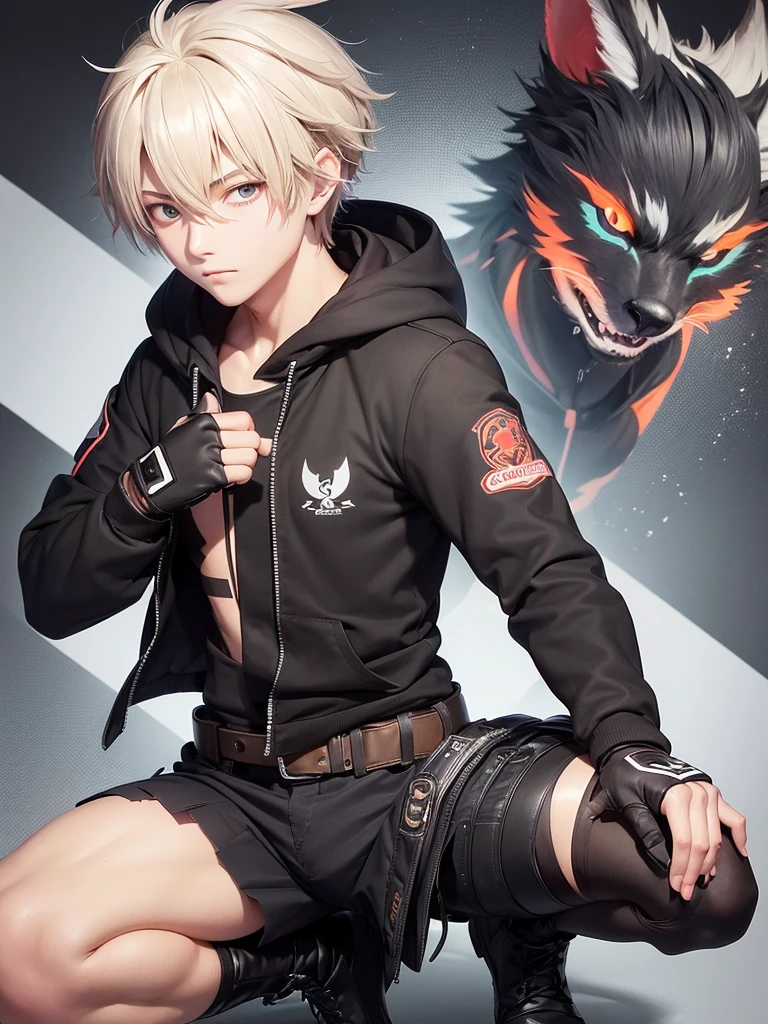 ### outfit de Ryuga
Full name: Ryuga Takanashi
kor:
Appearance:
- Height: 1,65 meters - Weight: 52 kg
- body hair: black and smooth, falling upon your bright blue eyes - eyeballs: Bright blues - Skinned: Clara with a distinctive scar on her left arm
outfit:
- jaket: Ryuga wears a fitted black jacket made from a tough material, with multiple hidden pockets for storing small items and tools. The jacket has a wolf symbol on the back, representing your skill de invocar Espíritos Guardiões.
- chemise: Under the jacket, He wears a dark gray long-sleeved shirt, light and breathable, allowing freedom of movement.
- Pants: Pants cargo pretas com vários bolsos reforçados para carregar equipamentos adicionais. The pants are made from a tear- and wear-resistant fabric, ideal for missions and training.
- booties: booties de combate pretas, resistant and comfortable, providing excellent traction and support during running and jumping.
- mitts: mitts pretas especiais que amplificam sua aura Nen. The gloves have little animal spirit symbols sewn into them, representing your skill.
- Accessories: Ryuga wears a red band on his left arm., which he considers a lucky charm. The track was a gift from Takeshi, your mentor.
- duffel bag: A small black backpack that he uses to carry essential supplies, like food, water, a first aid kit and training scrolls