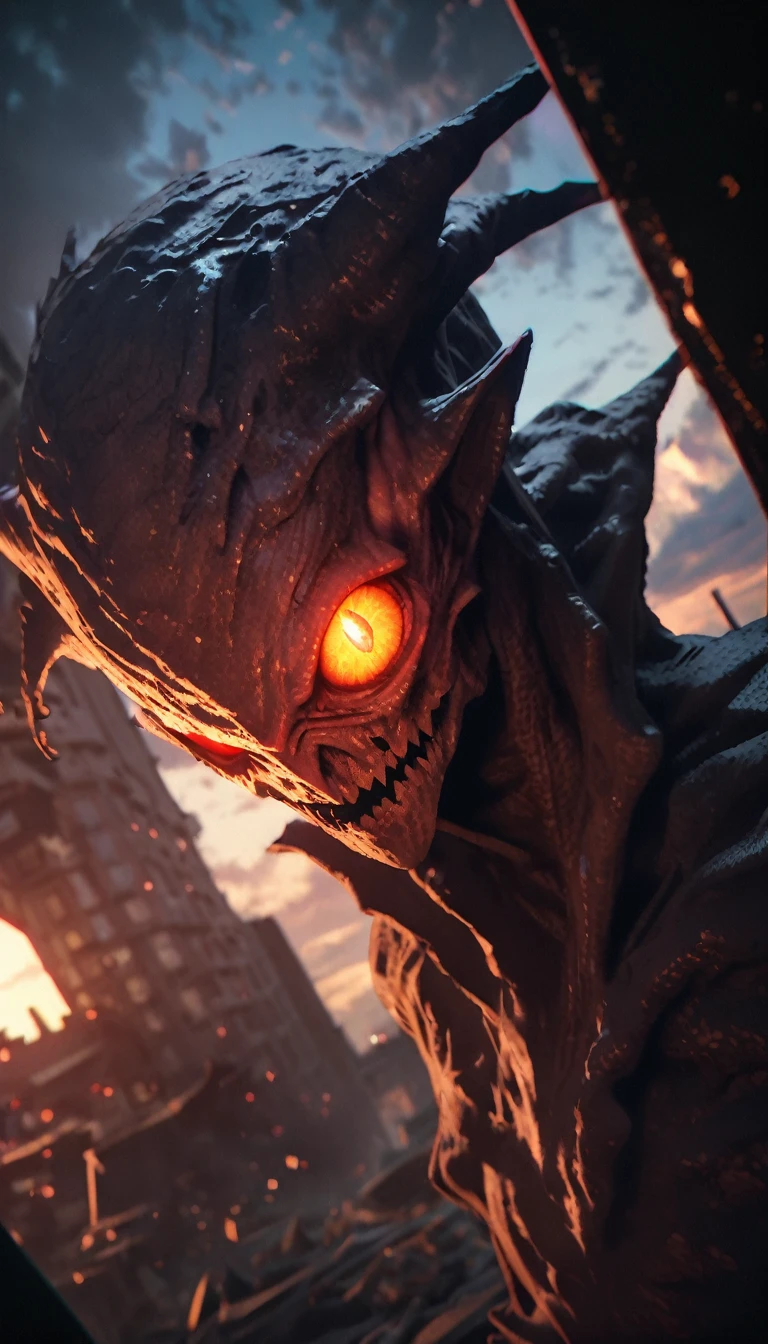 (8K, RAW photos, best quality, masterpiece: 1.4), (((Goblins))),Ultra-high resolution, Extremely detailed, light, Upper body close-up, 阴森的Goblins, White eyes, (Eyes of fear, Eyes are bright:1.2), horrifying,dark, High-quality shadows, Natural Lighting, (White highlights:1.2), night, cloudy day, (at home:1.2), (Floating:1.2)