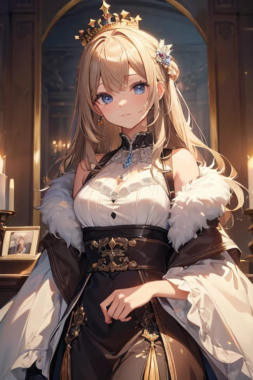 ((best quality)), ((masterpiece)), (detailed), King's Room, Fantasy, Perfect light and shadow,Scenes,landscape,8K,HD, Animation style, Genshin, Game, Europe, Luxury, gorgeous, Room, Demon's Room, Canopy bed
