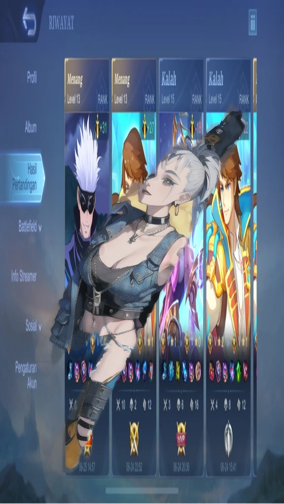 (masterpiece:1.2, best quality), (1lady, solo, upper body:1.2), Hair: buzz cut, Clothing: oversized, distressed denim jacket with patches and pins, paired with black skinny jeans and combat boots, Accessories: silver hoop earrings and a black choker necklace, Hanging out in an underground music venue or street art exhibit