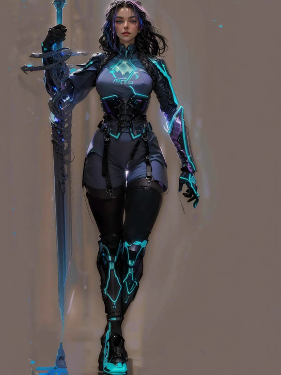 (master part, high resolution, photo-realistic:1.4), (long hair braid, Braided snakes, master part, best quality, alta qualidade, intrincado, Premiado) em um (neon-lit:1.4) CIDADE CYBERPUNK, em um (encharcado pela chuva:1.2) Rua, Medusa is a futuristic fashion icon, Mixture of bioengineered tissues and iridescent holographic scales, (neon roxo, Azul Neon:1.2), cabelos muito longos, reptile eyes, roxo neon, néem umzul, Metropolis, (Cinematic lighting, futuristic background:1.2), cowboy shot