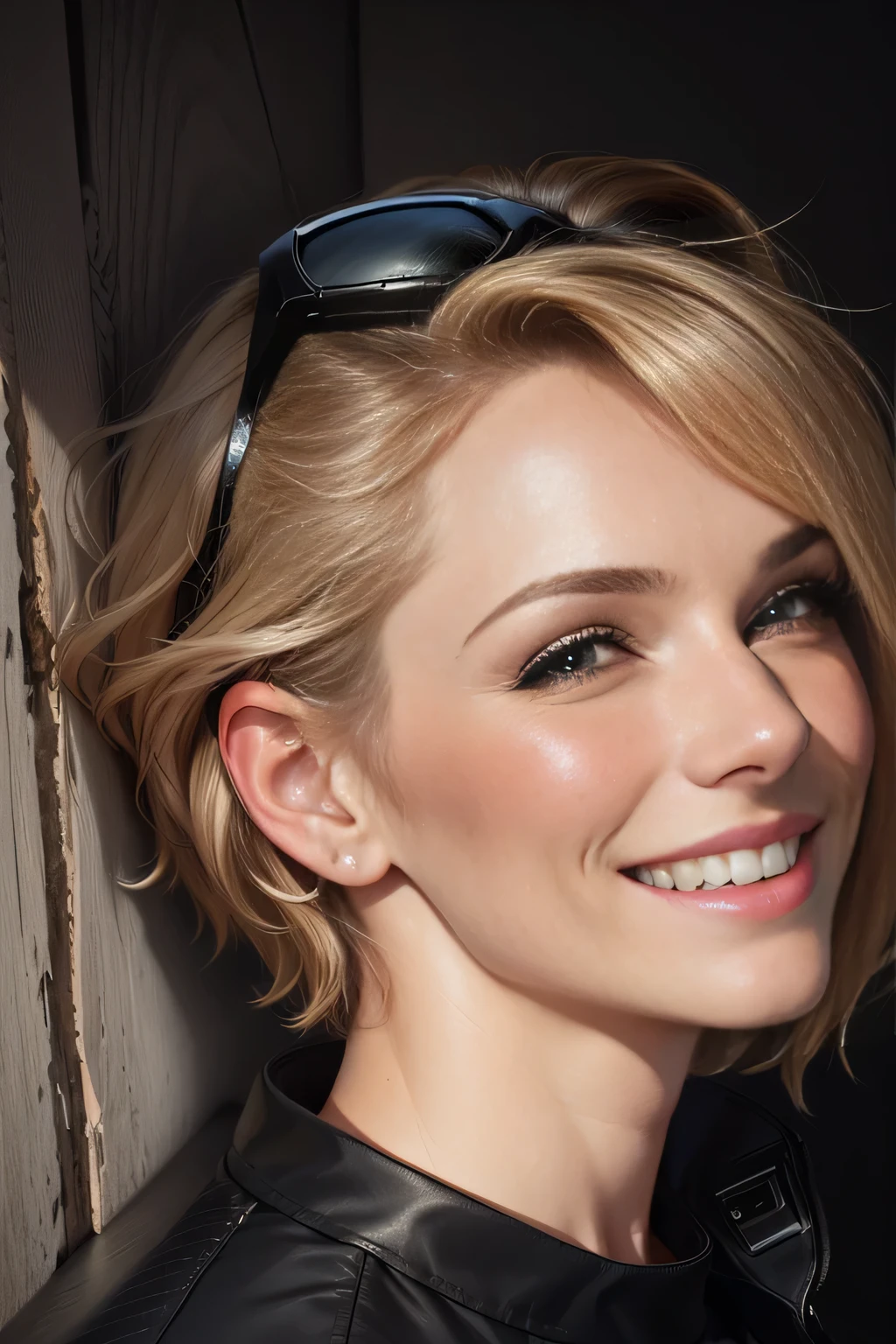 smiling woman, Kelly East, with a black shirt, marthe jonkers, profile image, headshot profile picture, fiona staples, portrait sabrina lloyd, leesha hannigan, katinka reinke, nina tryggvadottir, alison williams, with short hair, laura zalenga, avatar image, amanda lilleston, holly bruce