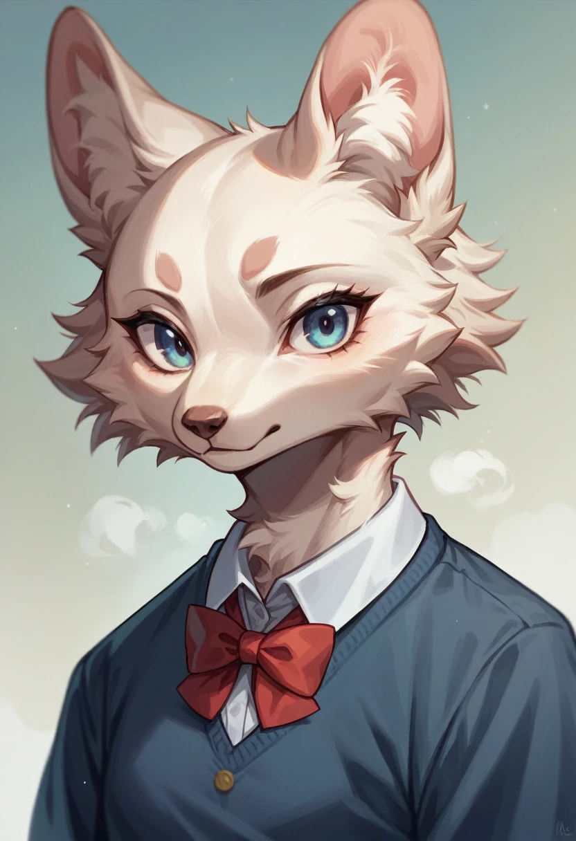 (Masterpiece, Best Quality), 1 girl, intricate details, rubio, move, wavy fur, looking at the viewer, Upper part of the body, School, fog, uniforme de School.
