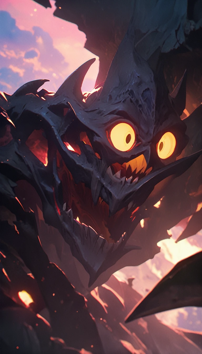 (8K, RAW photos, best quality, masterpiece: 1.4), (((Goblins))),Ultra-high resolution, Extremely detailed, light, Upper body close-up, 阴森的Goblins, White eyes, (Eyes of fear, Eyes are bright:1.2), horrifying,dark, High-quality shadows, Natural Lighting, (White highlights:1.2), night, cloudy day, (at home:1.2), (Floating:1.2)
