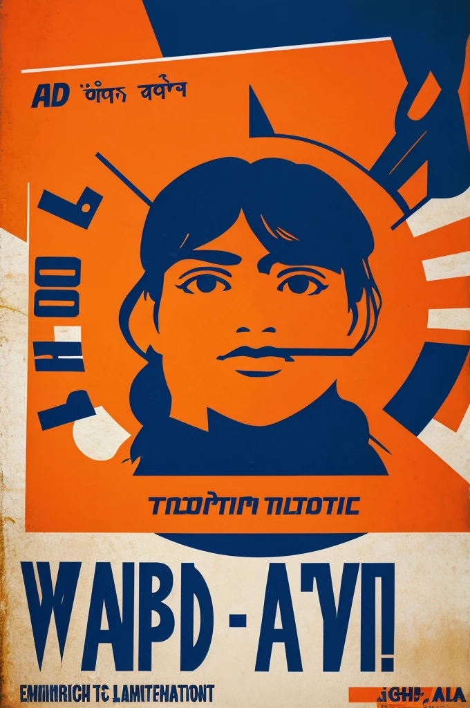 A poster with JOIN ABVP written along with ABVP logo