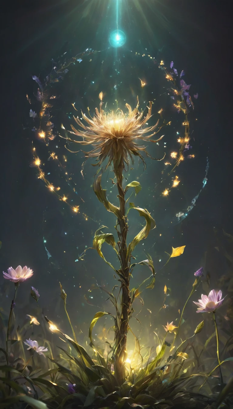 letitflrsh, let it flourish, Fiddlesticks, radiation, flowers, illumination, atmospheric, scale, order, healing, light, hope, soothing, calm,