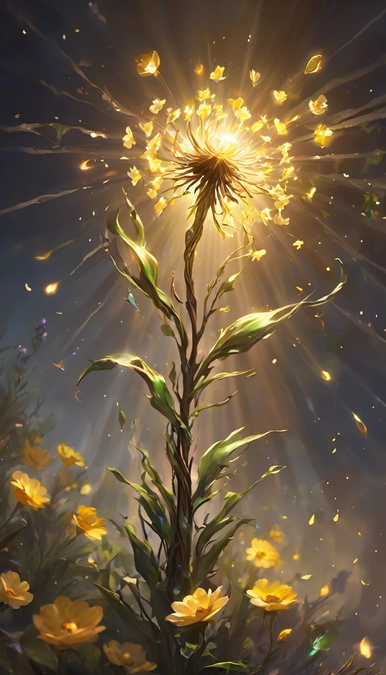 letitflrsh, let it flourish, Fiddlesticks, radiation, flowers, illumination, atmospheric, scale, order, healing, light, hope, soothing, calm,  