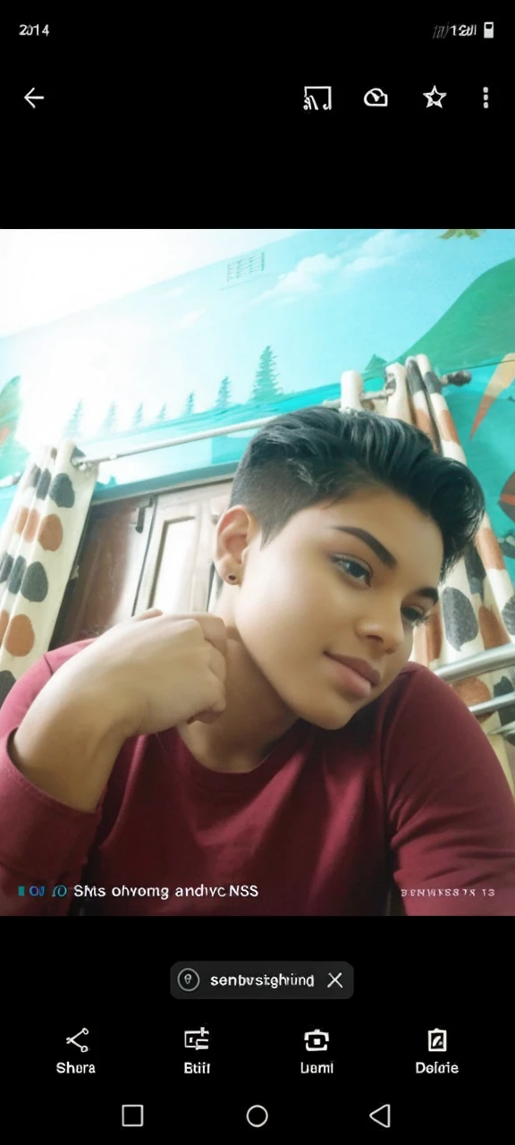 Hair style change