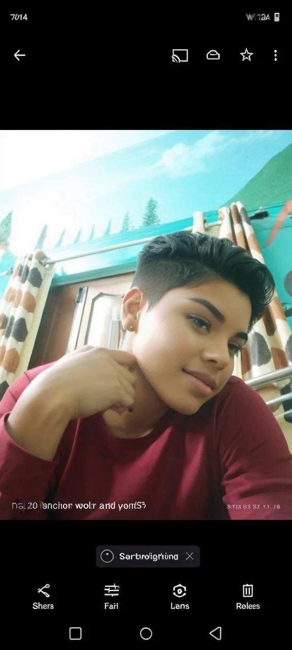 Hair style change