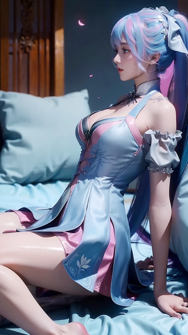 girl,girl in water, diving, I have a perfect face, Eye, income, diving,Underwater,Underwater,break in,Ton de Aso cage overall, hair,Delicate barefoot,Smooth thighs,Exquisite facial features and beautiful Eye bodyesbian,while lying down,Smooth thighs,Lace skirt,skirt,Double tail,Color hair,Blue and pink gradient hair