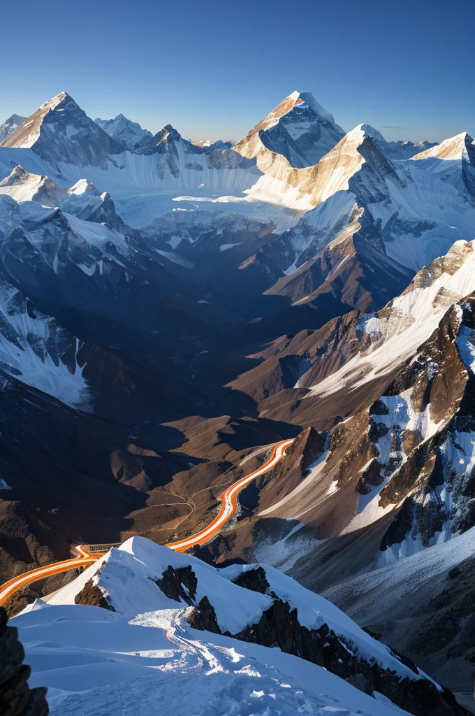 Night view from Everest