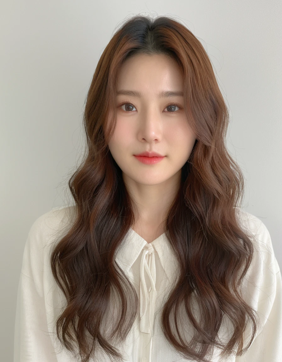 Best Quality, 8k, Masterpiece, (Portrait: 1.3), (photo realistic:1.4), (hyper realistic:1.4), Sharp Focus, looking at viewer, (smoother lighting:1.1), (increase cinematic lighting quality:0.9), realistic lighting, backlighting, light on face, ray trace, (brightening light:1.2), (Increase quality:1.4), sharp detail, (best quality real texture skin:1.4), finely detailed eyes, black_eyes, finely detailed face, 25 year old Korean woman