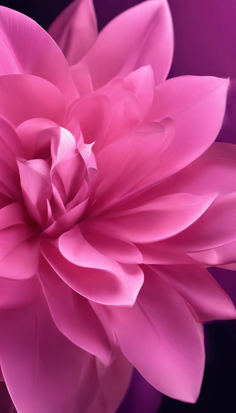 A unique and dynamic 3D pattern that combines the softness of pink and the richness of purple, creating a stunning visual experience that is both captivating and vibrant.