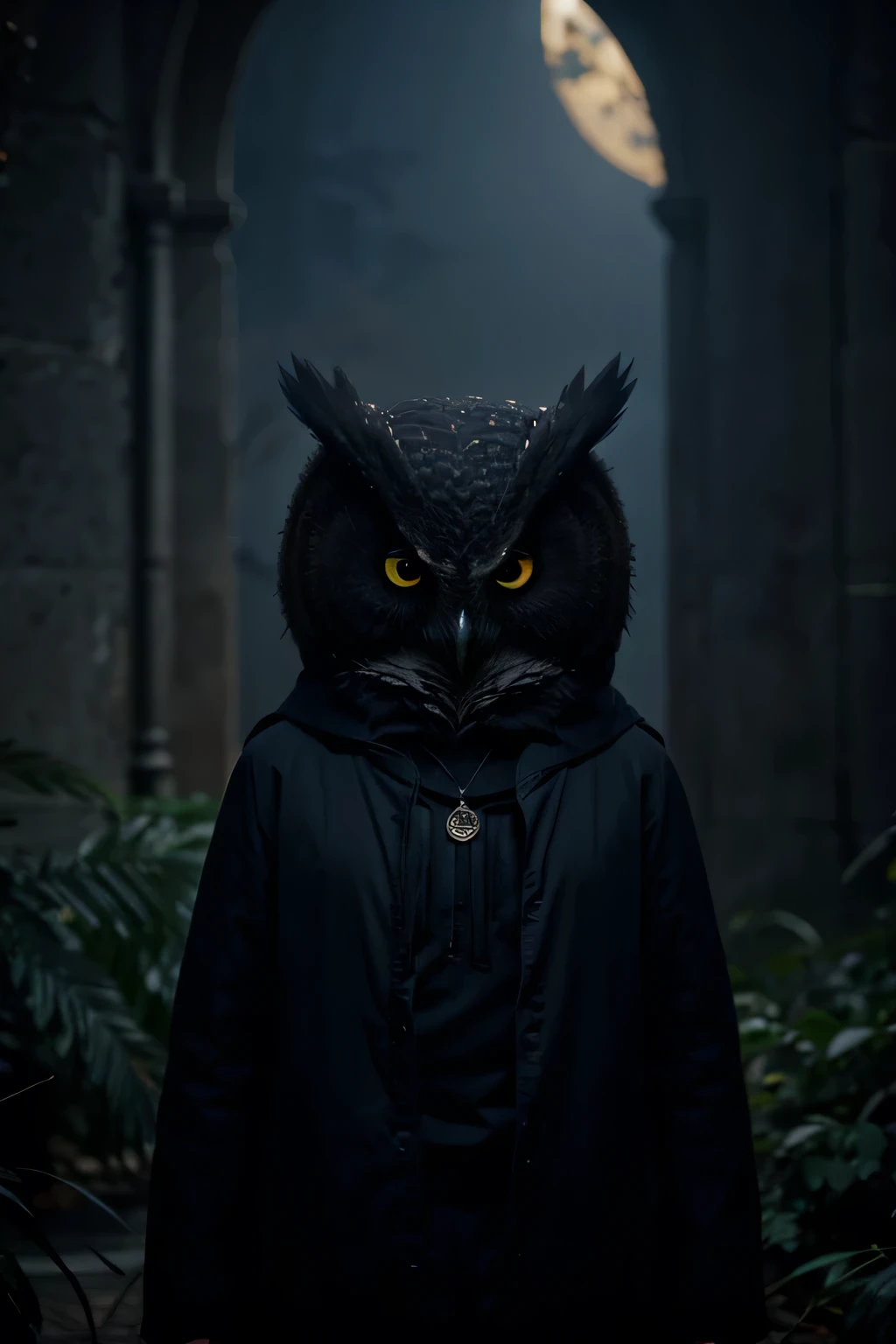 Dark Academia Owl 