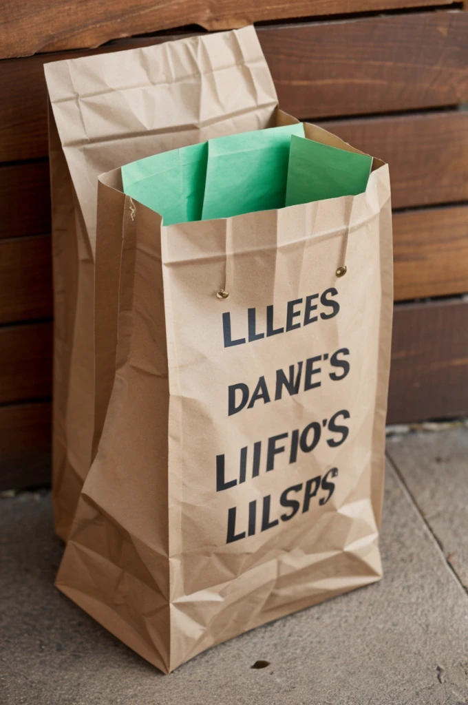 A paper bag with Lilicuados written on it