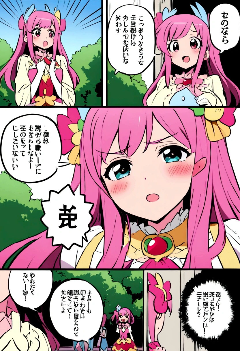 nsfw, nude, naked, 1girl, large breasts, nipple、、, empty eyes,、、lala satalin deviluke, demon tail, green eyes, long hair, 、pink hair., hair ornament.,、、 crying 、whole body, ,flooding, hospital、