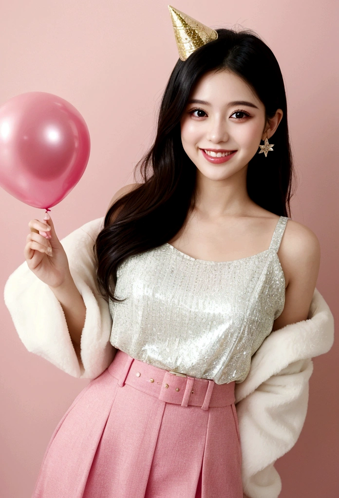 Birthday paty,Girls,Happy smile,Aesthetic