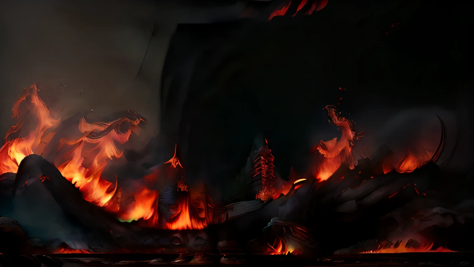 rpg city, landscape, street pov, empty streets, winding path, village on fire, trees set on fire, houses on fire, medieval village, wallpaper, 4 k manga wallpaper, 4k animado wallpaper, animated epic artwork, hd anime wallaper, anime wallaper, animated style 4k, ultra hd animado wallpaper, animado wallpaper 4k, animado wallpaper 4 k, epic animated style, mitz vah art style, detailed animated art