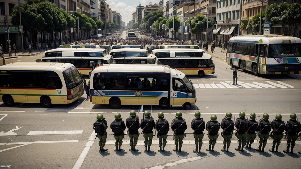 evacuation queues, muitos Soldados, Crowded train stations, tristeza, ansiedade, desespero, airborne view, cenario de guerra, fighter jets , tension , sombrio ultra realista cenario de guerra