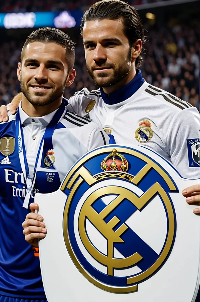 Real Madrid shield with Bryan's name