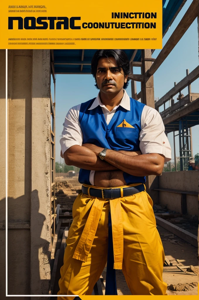 Make a poster of Raj Ratna Construction 🏗️
