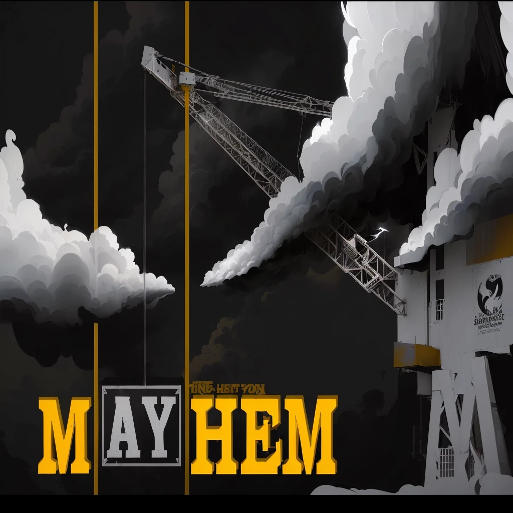 there is a photo of a crane that is in the air, inspired by Herbert Bayer, heavy clouds, heavy atmosphere, keyframe, arte the fan, ben-dia, por Jay Hambidge, by Jeremy Henderson, inspired por Jay Hambidge, inspiration and Egbert van Heemskerck, keyframe illustration, Cuervo, Strong storm, powder Helen Dahm