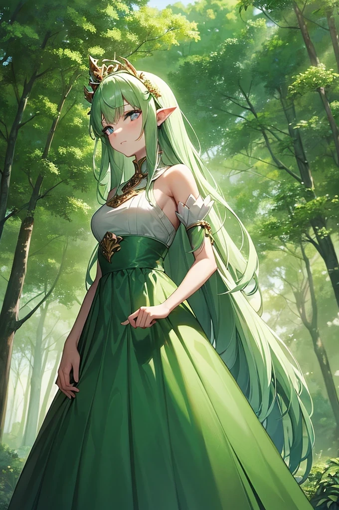 have her eyes face the viewer