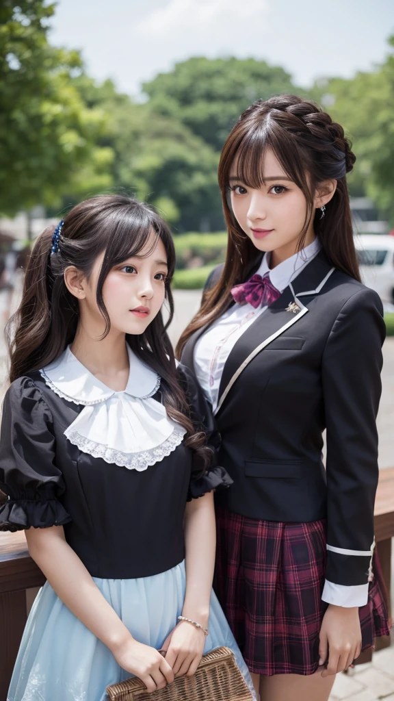 Two Girls,roromiya,ririchiyo,,Ascot, masterpiece, Highest quality