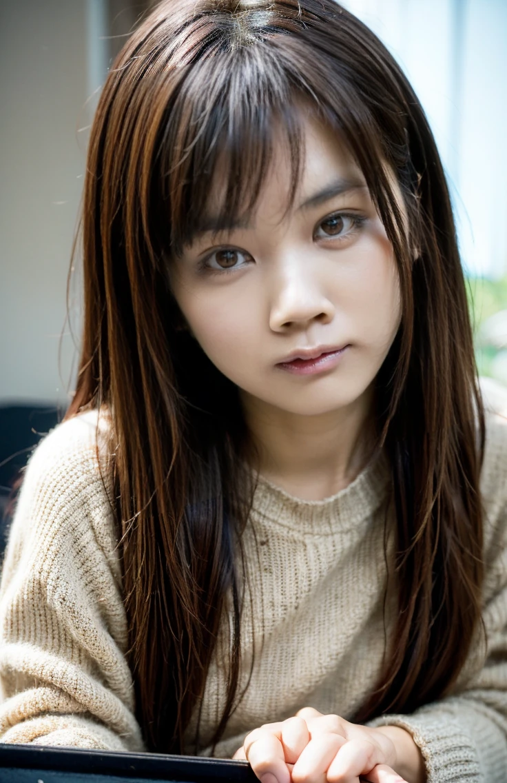 Cute gestures、Light brown hair、During 、rest one&#39;s chin on one&#39;s hand、Medium Short Hair、No sleeve、Woman standing on a boat、Light brown hair、Elegant hairstyle、Blue Eyed Woman、A woman with a cute upward gaze、When the sky gets dark、The gentle light of the ship shines、The sky turns red as the sun sets、Tight clothing that shows your body lines、、Elegant navy blue summer knit、Elegant black summer sweater、belt、Short skirt、Dress elegantly着こなす、Luxury Bagedium Shorthair:1.4））crapers seen across the sea、Manhattan 私sland is visible offshore、Woman on a sightseeing boat、、The sun shines on her、Light brown hair、Light brown hair、The sky was dyed red、There are clouds、private's cute、An elegantly dressed woman is sitting on a boat and watching the sunset、彼女のAmple breastsは明らかです.、輝く太陽はとてもbeautiful、Dusk is approaching、Lens flare、I can see the sunset、（（Sunlight reflecting off the ocean、Ocean View、The sun shines on the sea、&#39;beautiful.、Small earrings、private&#39;evening、Birds are also flying、、Brown Hair Color、Tying up hair、The woman is on the right:1.4））、高級レザーbelt、Shiny clothes、Light beige hair color、Background Blur、Braid only the front hair、Light brown hair、｛｛Cowgirl Shot｝｝、（（Close-up shot from the waist up、Ample breasts:1.4））、にe、Silk clothing、服からでも分かるAmple breasts、Braid only thehair、Cowboy Shot、Gorgeous white collared silk shirt and brown skirt、Dress elegantly、Luxury Bags、素敵なsmile、（（Ample breasts））、Full body photo、rin skirt、Tuck your hair behind one ear、Silver Necklace、smile、 Elegant ponytail、Caustics、Highly detailed photos、Very beautiful and ideal short hair、Super no makeup、(8K、RAW Photos、Highest quality、masterpiece:1.2)、(Realistic、Realistic)、1 Girl、((Medium Short Hair、Looking into the camera:1.4))、Hair blowing in the wind
