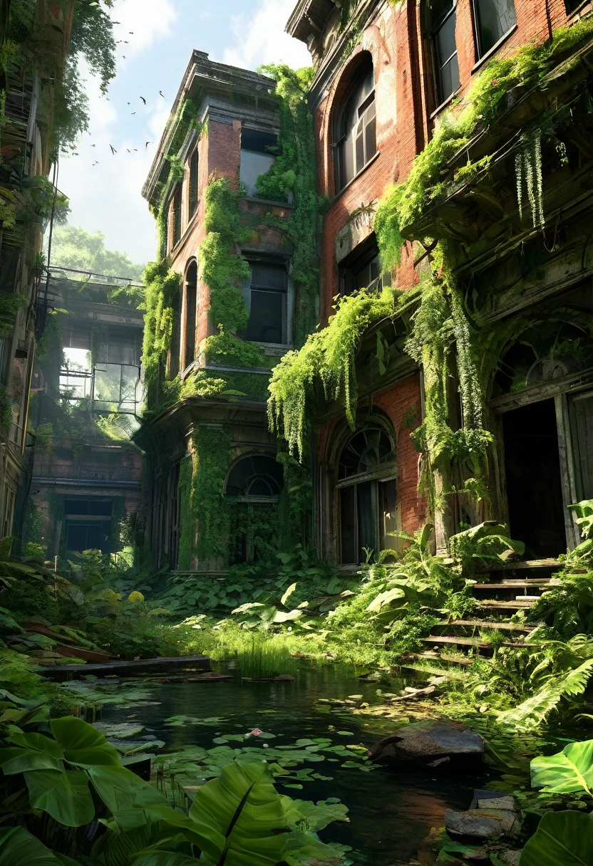 Last of Us,A world in decline,ruins,Blend in with nature,mysterious,