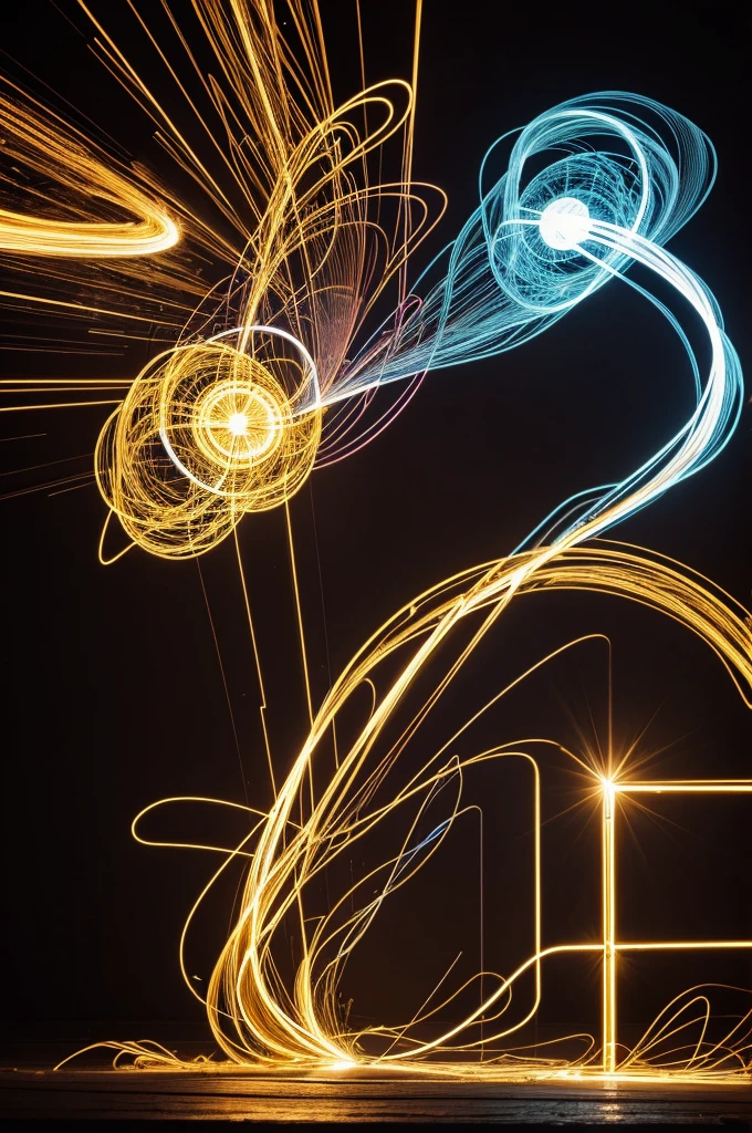represent visual arts fused with electromechanics