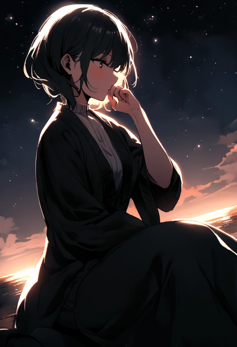girl, For the,medium black color , in love
