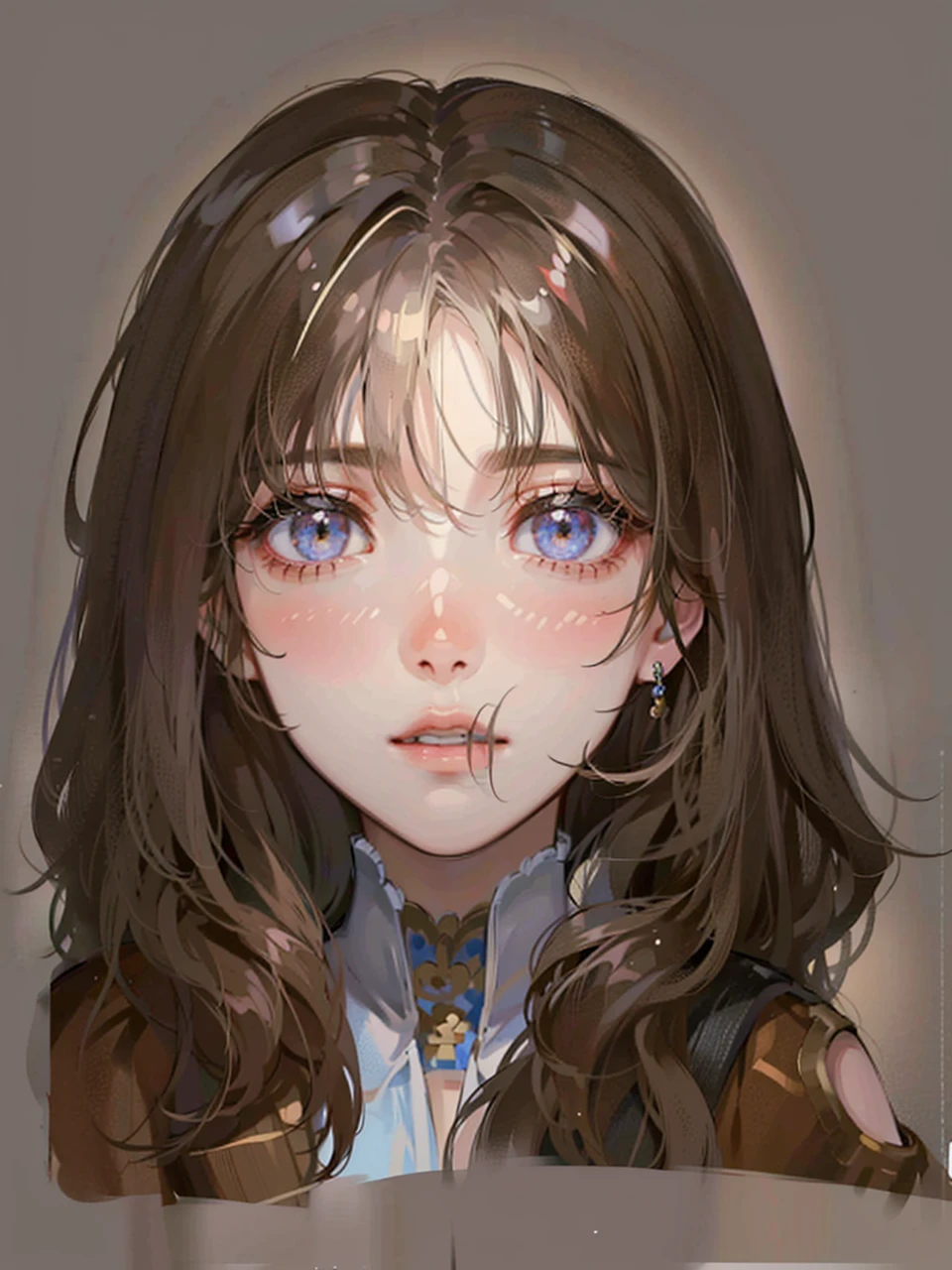 there is a woman that is looking at herself in the mirror, young lovely Korean faces, Soft portrait shot 8 K, Gorgeous young Korean woman, Beautiful young Korean woman, portrait of female korean idol, wan adorable korean face, jaeyeon nam, beautiful Korean women, young cute wan asian face, 8K Artgerm bokeh, cute korean actress