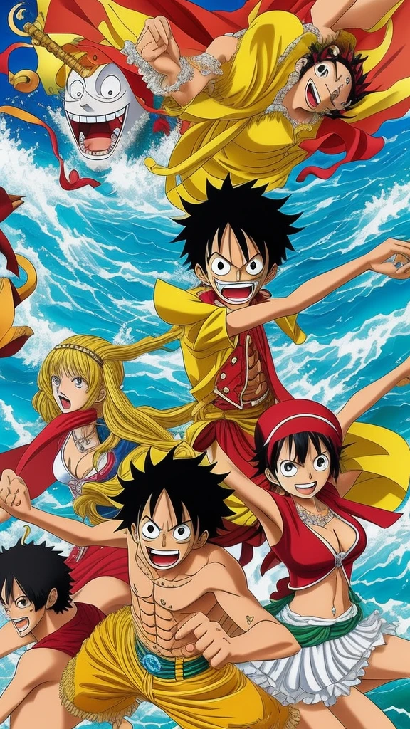 Drama about a man who is strong like the devil and he is in the sea and meets Luffy and is strong enough to fight Luffy in One Piece. Become a goddess