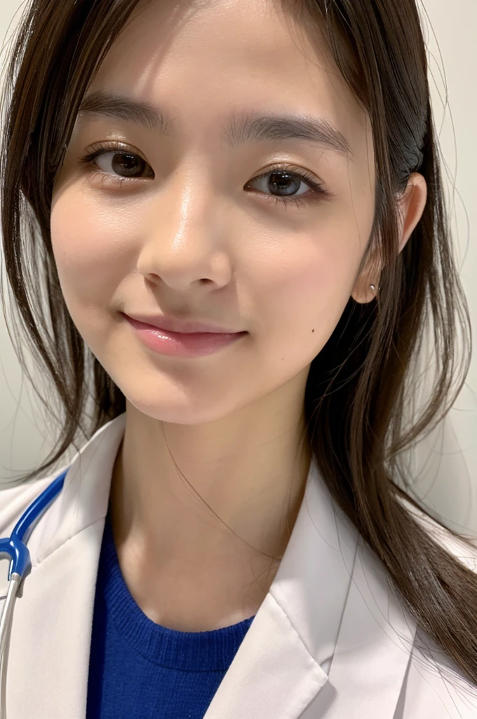 ((Highest quality)), ((masterpiece)), (detailed),Perfect Face,Japanese,Female doctor,White