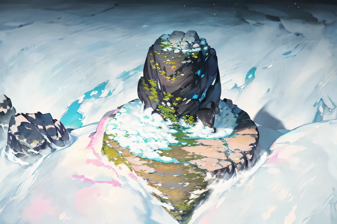 summer, rocky area, rock formation, diamond rock, diamonds stuck on the floor (illustration : 1.0), Narrative construction, realistic lighting, HD detail, masterpiece, best quality best, (Highly detailed CG integrated 8k wallpaper), rocky area, diamond pillar, diamond rocks