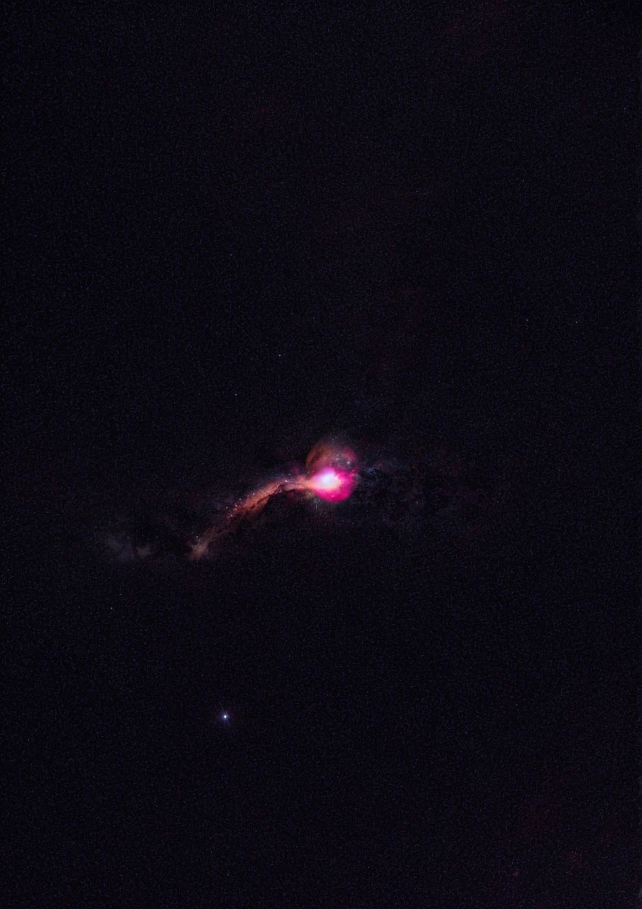 orion nebula pink