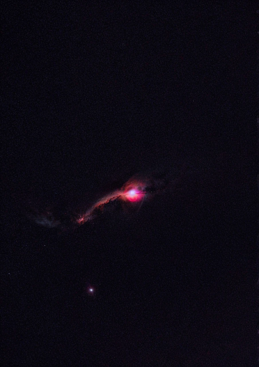 orion nebula pink