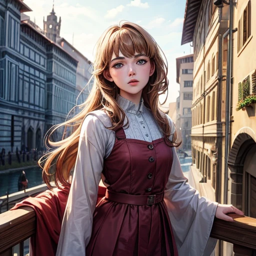 masterpiece, Female character line drawing, Florence Pugh's shocked look, Detailed country garden background, Art Deco design,, Double exposure style, 陰No Shadow, For coloring books, blank, No Shadow,