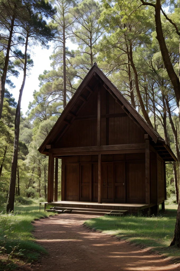 treasury and box in huntede forest