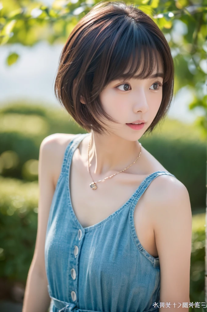 (Highest quality、8K、32k、masterpiece、Hmph:1.2)、Cute Japanese Women Photos、Very short bob hair、Upper Body、necklace、Shooting from above、Don'Don'Don't look at the audience、(Realistic、Photorealistic:1.37)、1 Girl、Photographed in natural light、Physically Based Rendering、Excellent image quality、High resolution、1080P、(Detailed facial depiction)、(Detailed description of the hands)、(Detailed CG)、Rich details、(exquisite features)、(Best image quality)、(masterpiece)、(Detailed eyes)、Delicate clavicle、Various poses、profile、White wall、In front of a white door、(窓のあるWhite wallの部屋)、Earrings、Laughter、Spring Clothes、 Shortcuts、short hair、((White blouse))、((Highlighted Hair))、((Put a mesh in the hair))